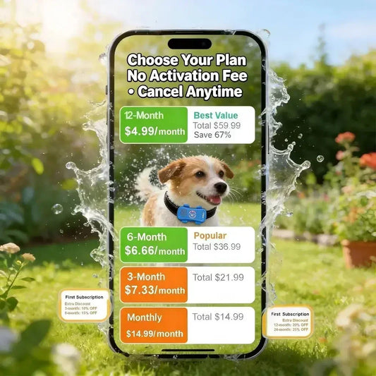 Shoka™ GPS Pet Tracker – 4G Echtzeit-Tracking mit integrierter SIM & IP67 Wasserschutz