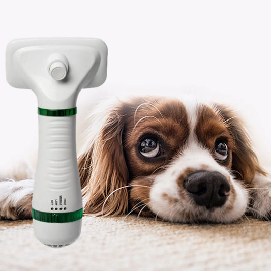 Shoka™ Premium Pet Grooming Dryer – 3‑in‑1 Profi‑Föhn & Bürste für Hunde & Katzen (300W, FanJu)