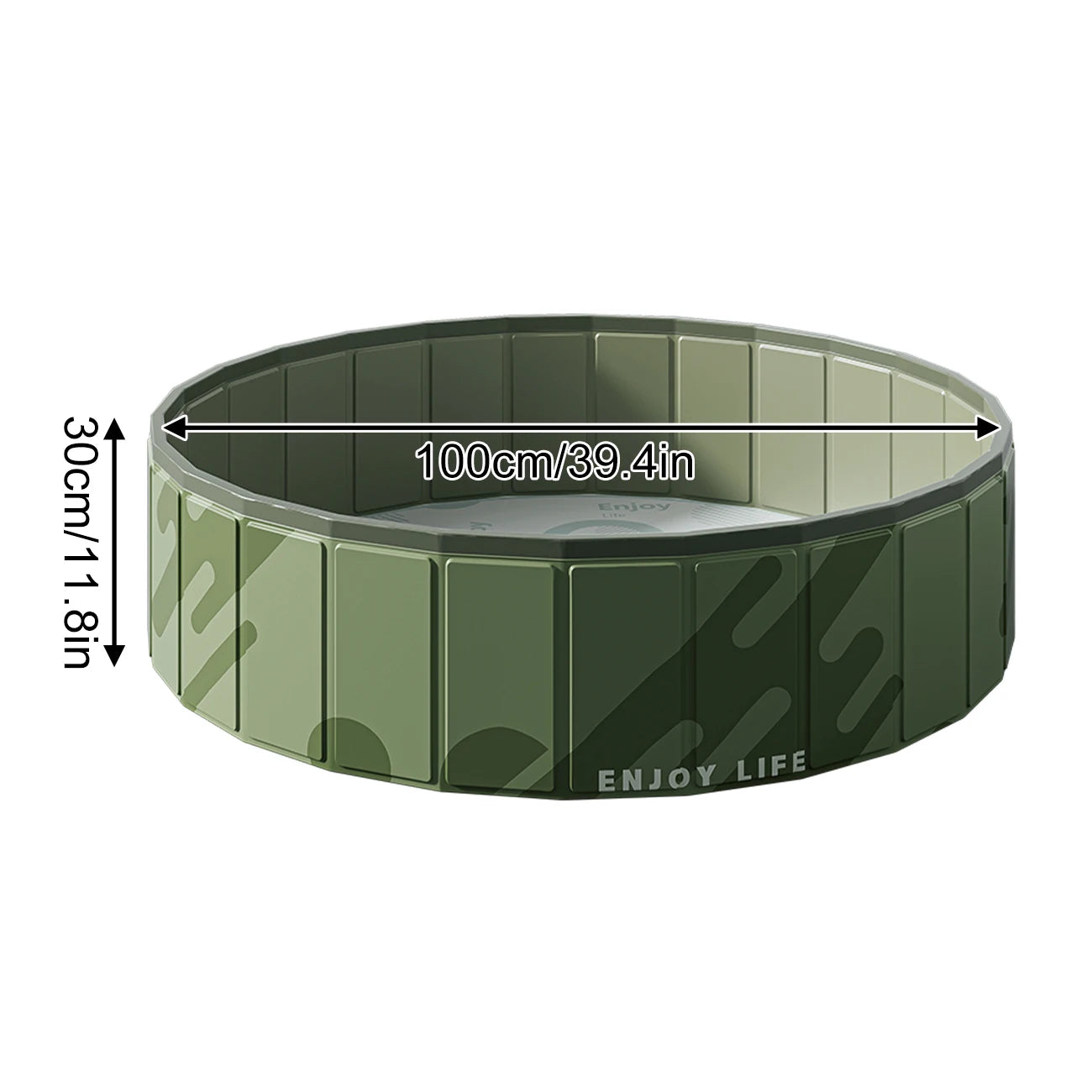 Shoka™ Premium Hundepool – Faltbarer Hundepool aus robustem PVC | 3 Größen