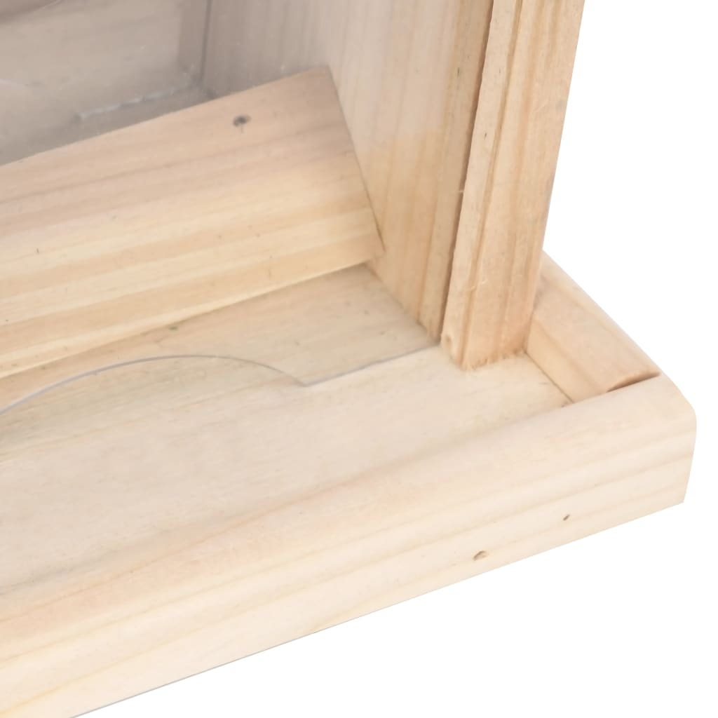 Bird Feeders 4 pcs. Fir Wood