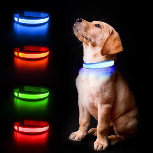 Shoka™ LED‑Sicherheits‑Halsband – 500 m Sichtbarkeit, IPX7 Wasserdicht & USB‑Aufladbar