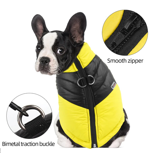 Shoka Premium Wintermantel 🐾 Reflektierende Outdoor-Jacke mit Thermo-Fleece & Geschirr