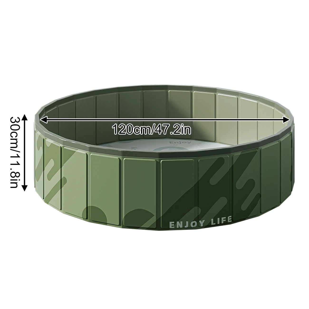 Shoka™ Premium Hundepool – Faltbarer Hundepool aus robustem PVC | 3 Größen