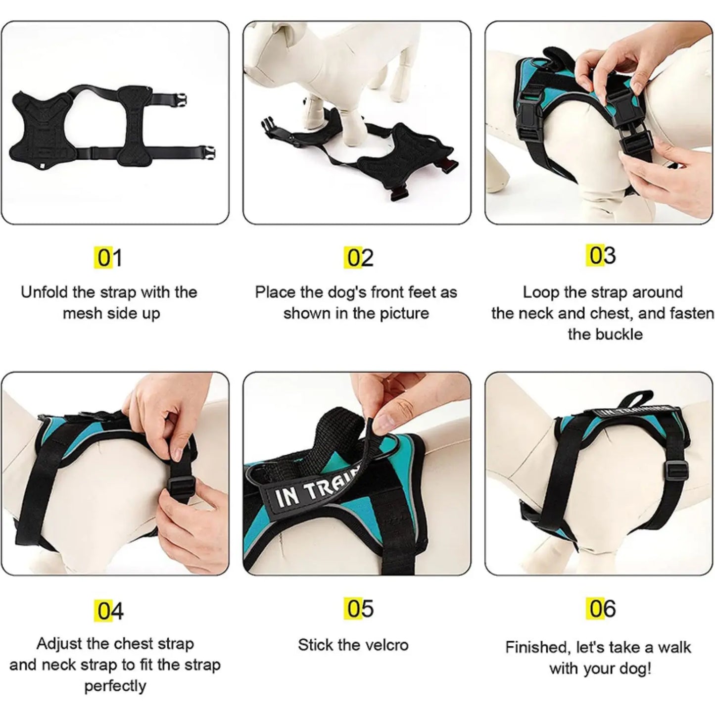Taktisches Premium Hundegeschirr – No-Pull, Robust & Individuell Anpassbar
