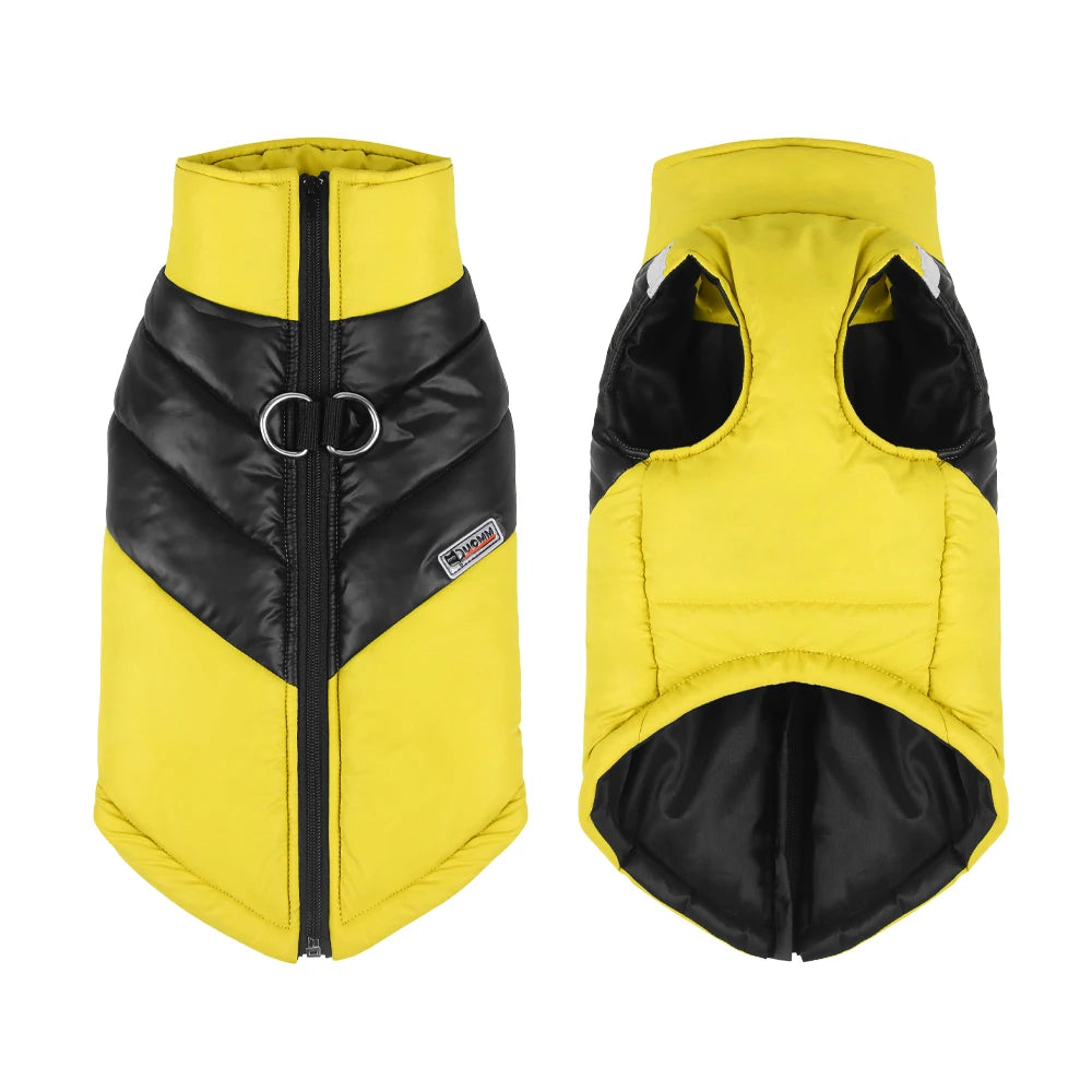 Shoka Premium Wintermantel 🐾 Reflektierende Outdoor-Jacke mit Thermo-Fleece & Geschirr