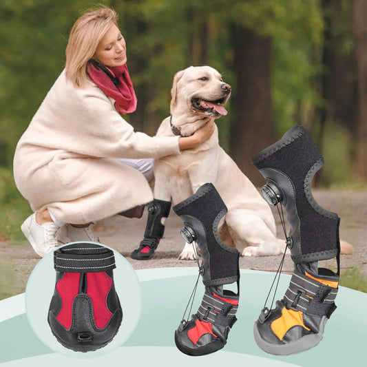 Shoka™ Elite Ortho-Step 🐾 Orthopädischer Leder-Hundeschuh gegen Knuckling & Pfotenschleifen