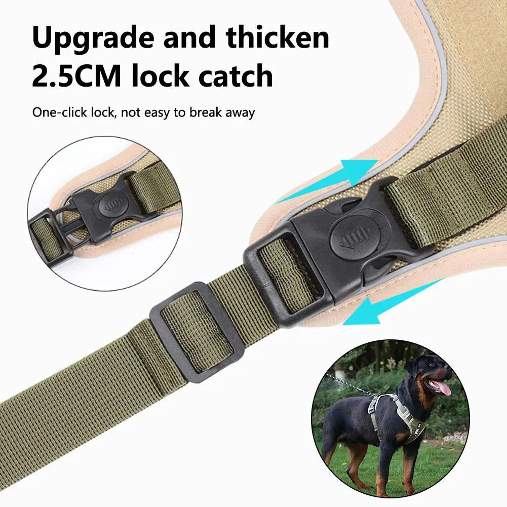 Premium No‑Pull Hundegeschirr – Reflektierend, Verstellbar & Atmungsaktiv