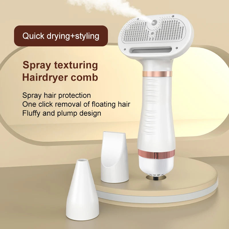 Shoka™ Pet Grooming Dryer – 6‑in‑1 Föhn, Bürste & Massage für Hunde & Katzen (300W)
