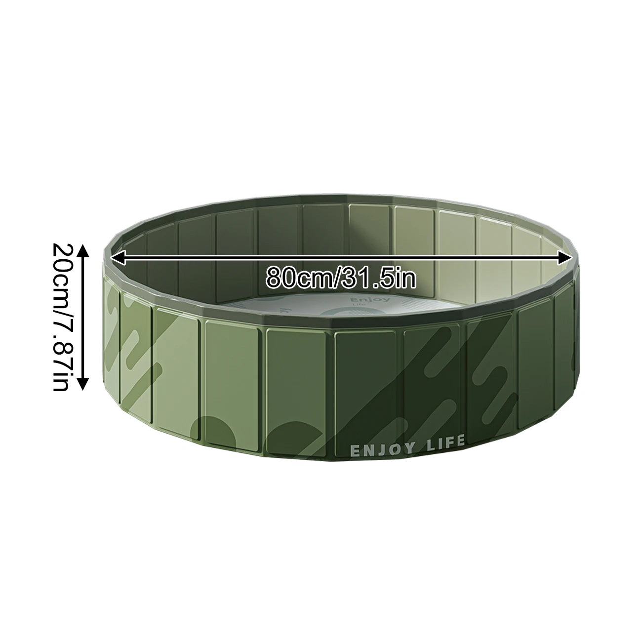 Shoka™ Premium Hundepool – Faltbarer Hundepool aus robustem PVC | 3 Größen