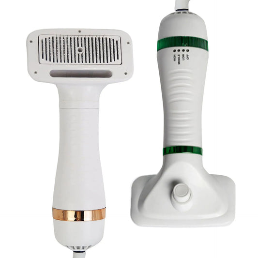 Shoka™ Premium Pet Grooming Dryer – 3‑in‑1 Profi‑Föhn & Bürste für Hunde & Katzen (300W, FanJu)