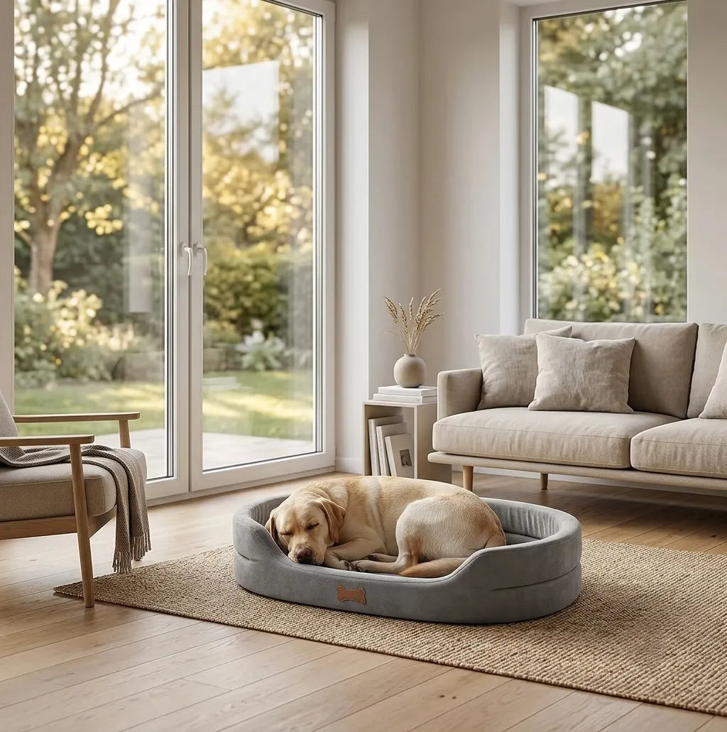 Shoka orthopädisches Hundebett aus Memory Foam für kleine und große Hunde