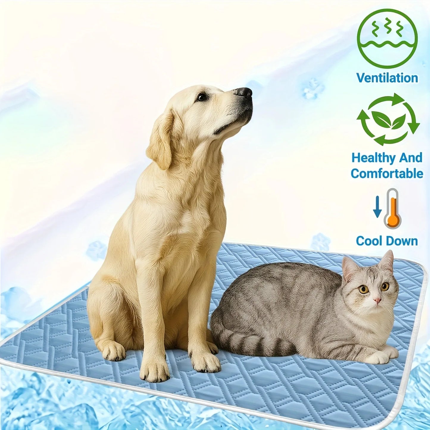 Kuehlmatte fuer Hunde und Katzen von Shoka